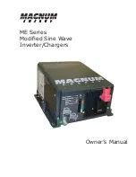Preview for 1 page of Magnum Energy ME Series Owner'S Manual