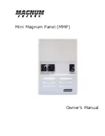 Предварительный просмотр 1 страницы Magnum Energy Mini Magnum Panel Owner'S Manual