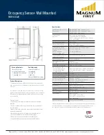 Preview for 1 page of Magnum First M9-EOSW Manual