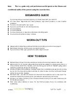 Предварительный просмотр 10 страницы Magnum fitness MF B100 Owner'S Manual