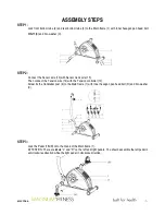 Предварительный просмотр 9 страницы Magnum fitness MF B200 Owner'S Manual