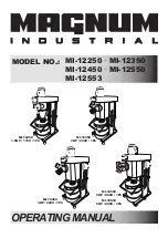 Предварительный просмотр 1 страницы Magnum Industrial MI-12250 Operating Manual