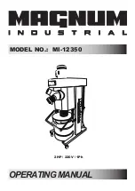 Magnum Industrial MI-12350 Operating Manual preview