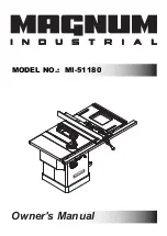 Magnum Industrial MI-51180 Owner'S Manual предпросмотр