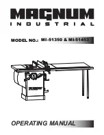 Preview for 1 page of Magnum Industrial MI-51350 Operating Manual