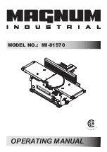 Magnum Industrial MI-81570 Operating Manual предпросмотр