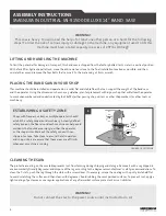 Preview for 5 page of Magnum Industrial MI-91500 Operating Manual