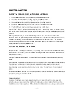 Preview for 13 page of Magnum Industrial MI-91700 Operating Manual