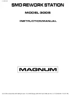 Magnum 3005 Instruction Manual preview