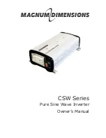 Magnum CSW1012 Owner'S Manual preview