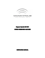 Magnum Dynalab MD 301 Instruction Manual предпросмотр