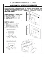 Preview for 20 page of Magnum ESSEX Owner'S Manual