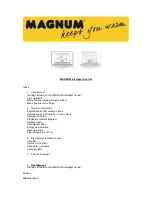 Magnum Intelligent Control User Manual preview