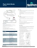 Magnum M8-EPSM Manual предпросмотр