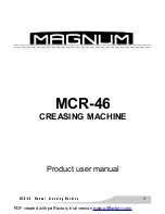 Magnum MCR-46 Product User Manual предпросмотр