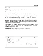 Предварительный просмотр 11 страницы Magnum MD 109 Instruction Manual