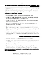 Preview for 7 page of Magnum MD 306 Instruction Manual