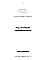 Magnum MD 307 Instruction Manual preview