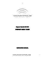 Magnum MD 801 Instruction Manual предпросмотр