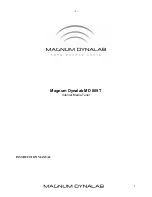 Preview for 1 page of Magnum MD 809 T Instruction Manual