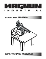 Предварительный просмотр 1 страницы Magnum MI-53400 Operating Manual