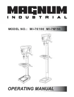 Preview for 1 page of Magnum MI-76100 Operating Manual