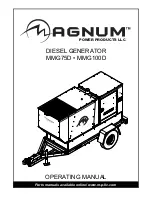 Magnum MMG75D Operating Manual preview