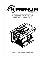 Magnum MPG 3800C Operating & Parts Manual preview