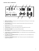 Предварительный просмотр 9 страницы Magnum MPG 6600 Operating & Parts Manual