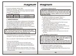 Предварительный просмотр 17 страницы Magnum MS8268 Operator'S Instruction Manual