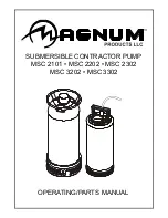 Preview for 1 page of Magnum MSC 2101 Operating & Parts Manual