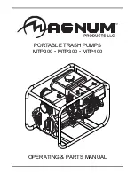 Magnum MTP200 Operating & Parts Manual preview