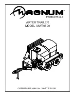 Preview for 1 page of Magnum MWT0500 Operators Manual And Parts Lists