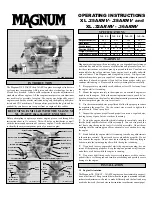 Magnum XL .25ARNV Operating Instructions Manual preview