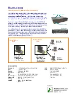 Предварительный просмотр 1 страницы Magnus BOXi Specifications