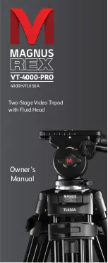 Magnus Rex VT-400-PRO Owner'S Manual preview