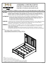 MAGNUSSEN HOME B5311 Assembly Instructions предпросмотр