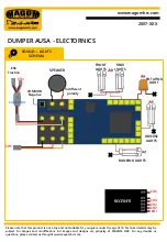 Preview for 7 page of Magom DUMPER AUSA Manual