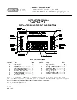 Magpowr DIGITRAC 2 Instruction Manual предпросмотр