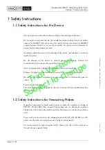 Preview for 6 page of MAGSYS IGM11 Operating Instructions Manual