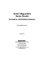 Предварительный просмотр 1 страницы Magtek BulleT MagneSafe Technical Reference Manual