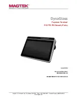 Magtek DynaGlass Instruction Manual preview