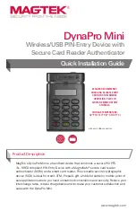 Magtek DynaPro Mini Quick Installation Manual preview
