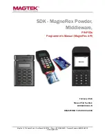 Magtek DYNAPRO Programmer'S Manual предпросмотр