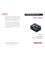 Magtek MICRSafe Quick Installation Manual предпросмотр