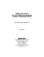 Preview for 1 page of Magtek MT-215232 Technical Reference Manual