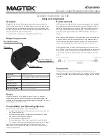 Magtek UDYNAMO Quick Installation Manual preview