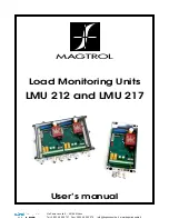 Preview for 1 page of Magtrol LMU 212 User Manual