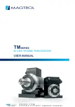 Предварительный просмотр 1 страницы Magtrol TM 301 User Manual