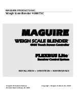 Preview for 1 page of MAGUIRE FLEXBUS Lite Installation Operation & Maintenance